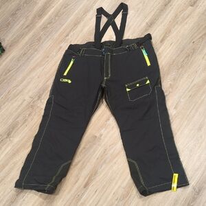 💛NWT DSG (Divas Snow Gear) Women's Black Snow Pants Yellow Accents size 3 XL💛